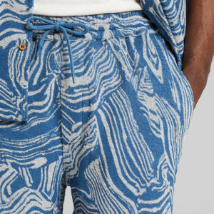Pantalón corto de rizo Azul