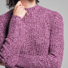 Cargar imagen en el visor de la galería, Vestido de punto MORADO
