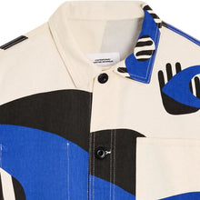 Load image into Gallery viewer, Chaqueta estampada AZUL
