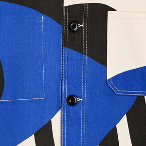 Chaqueta estampada AZUL