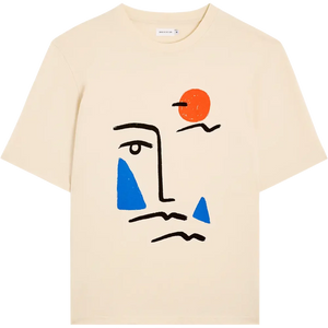 Camiseta con serigrafía BLANCO