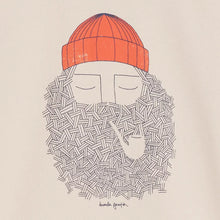 Cargar imagen en el visor de la galería, sudadera-hombre-algodon-organico-azul-marino-ilustracion-espalda-bask-in-the-sun-arbol-shop
