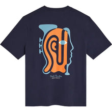 Cargar imagen en el visor de la galería, Camiseta estampado artístico Azul

