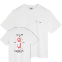 Load image into Gallery viewer, Camiseta con estampado cafetera Blanco
