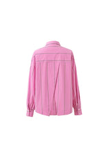 Cargar imagen en el visor de la galería, Camisa oversize rayas Rosa
