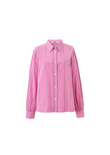 Cargar imagen en el visor de la galería, Camisa oversize rayas Rosa
