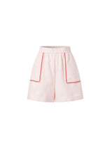 Load image into Gallery viewer, Pantalón corto con ribetes Rosa
