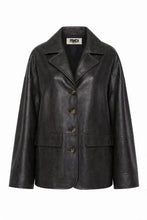 Cargar imagen en el visor de la galería, Chaqueta corte blazer Chocolate
