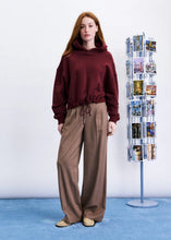 Cargar imagen en el visor de la galería, Pantalón con doble pinza rayas Beige
