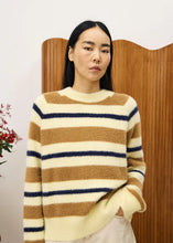 Cargar imagen en el visor de la galería, Jersey de rayas BEIGE
