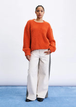 Load image into Gallery viewer, Jersey oversized punto de rizo Naranja
