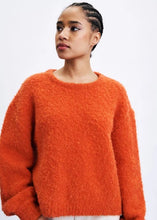 Load image into Gallery viewer, Jersey oversized punto de rizo Naranja
