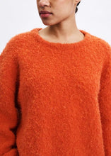 Load image into Gallery viewer, Jersey oversized punto de rizo Naranja
