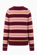 Cargar imagen en el visor de la galería, Jersey oversize punto cepillado Rayas multicolor
