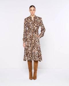 Vestido camisero ANIMAL PRINT
