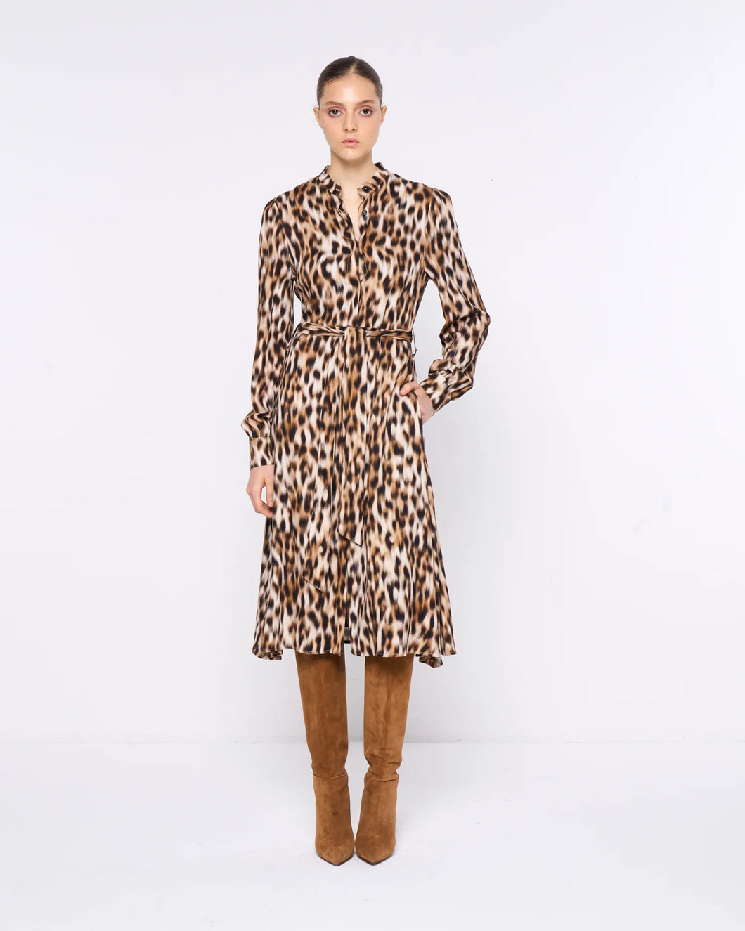 Vestido camisero ANIMAL PRINT