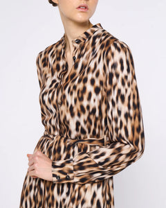 Vestido camisero ANIMAL PRINT