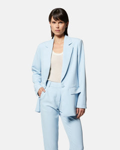 Blazer con detalles de sastrería AZUL