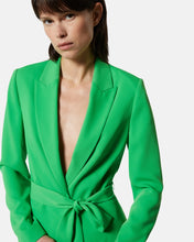 Cargar imagen en el visor de la galería, Blazer con cinturón VERDE
