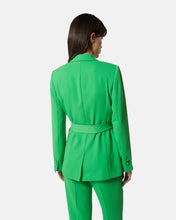 Cargar imagen en el visor de la galería, Blazer con cinturón VERDE
