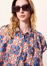 Load image into Gallery viewer, Camisa Oversize estampado geométrico Multi
