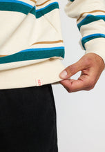 Load image into Gallery viewer, Sudadera polo rayas horizontales Verde
