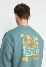 Cargar imagen en el visor de la galería, Sudadera con serigrafía AZUL
