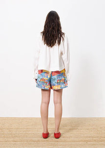 Camisa crop BLANCO