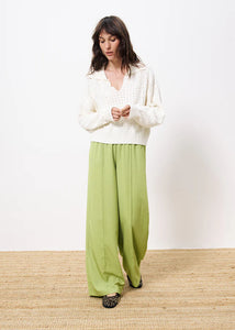 Jersey calado BLANCO