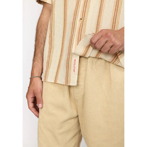 Camisa a rayas BEIGE