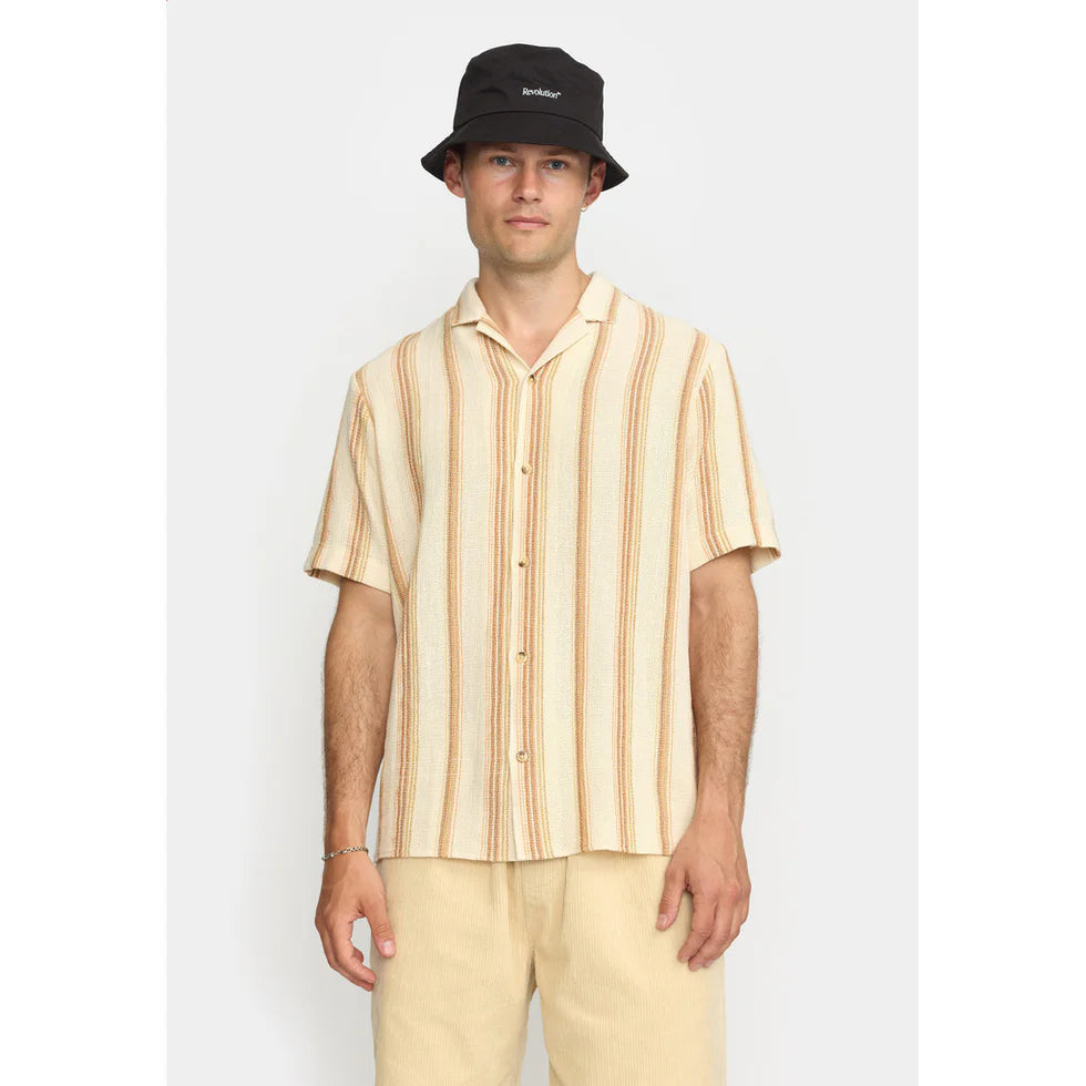 Camisa a rayas BEIGE