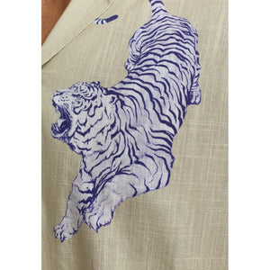 Camisa cuello solapa VERDE