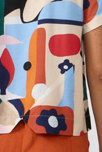 Cargar imagen en el visor de la galería, Camisa Cuello en V MULTICOLOR
