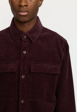 Cargar imagen en el visor de la galería, Sobrecamisa de pana CIRUELA
