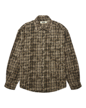 Cargar imagen en el visor de la galería, Camisa franela Tie-dye cuadros Verde
