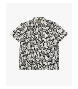 Camisa holgada estampada NEGRO