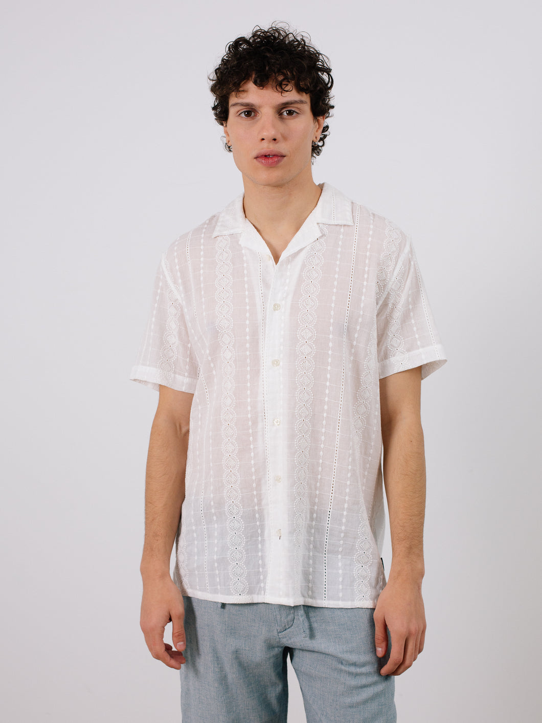 Camisa manga corta BLANCO