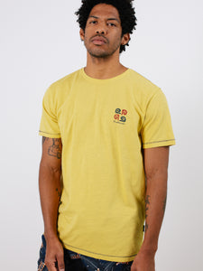 Camiseta diseño print AMARILLO