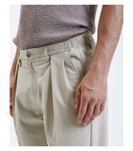 Load image into Gallery viewer, Pantalón corte relajado BEIGE
