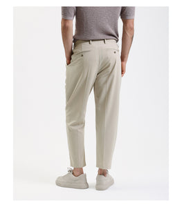 Pantalón corte relajado BEIGE