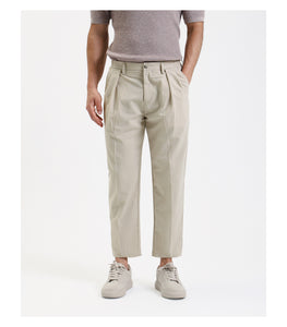 Pantalón corte relajado BEIGE