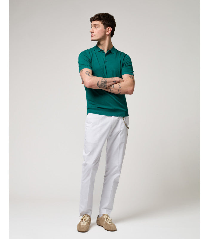 Polo de punto VERDE